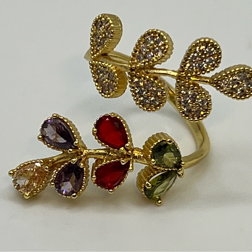 Gold leaf Adjustable Ring
